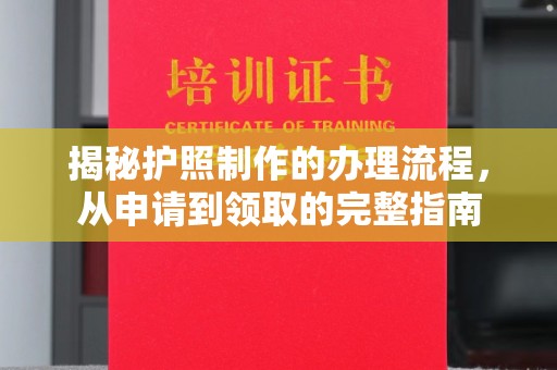 塔河揭秘护照制作的办理流程，从申请到领取的完整指南