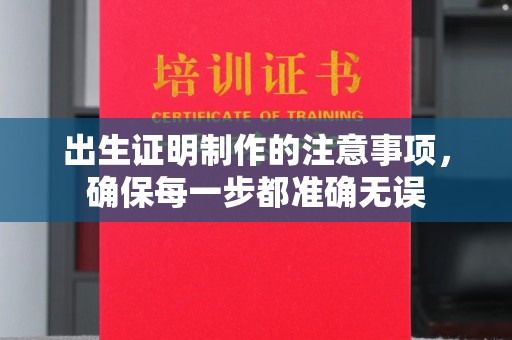 塔河出生证明制作的注意事项，确保每一步都准确无误