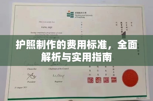 塔河护照制作的费用标准，全面解析与实用指南
