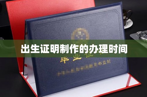 塔河出生证明制作的办理时间
