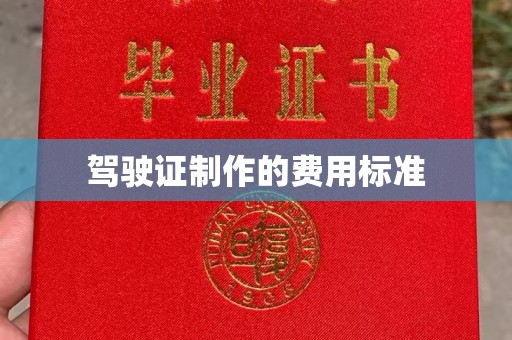 塔河驾驶证制作的费用标准