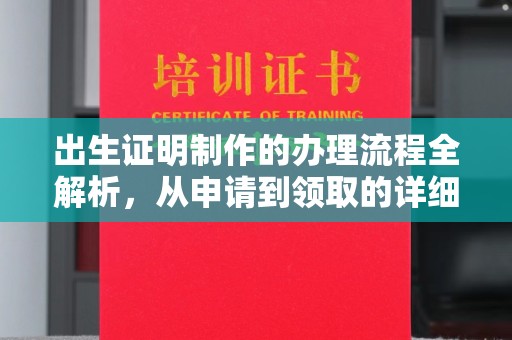 塔河出生证明制作的办理流程全解析，从申请到领取的详细指南