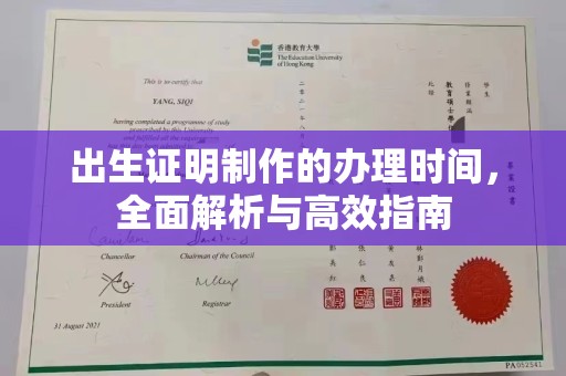 塔河出生证明制作的办理时间，全面解析与高效指南