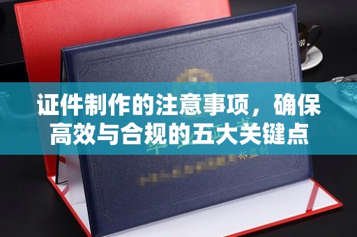 塔河证件制作的注意事项，确保高效与合规的五大关键点